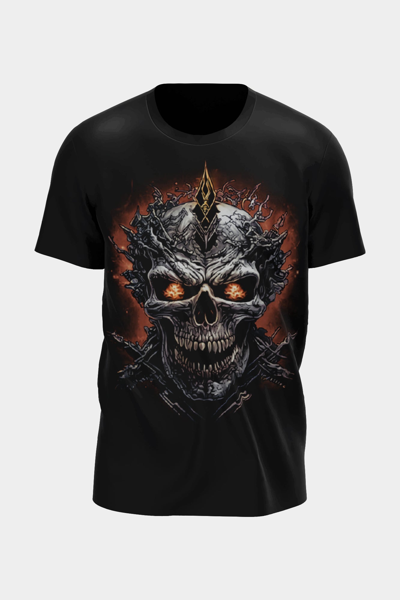 Wild Clothing Gangster-Reiter-Totenkopf T-Shirt