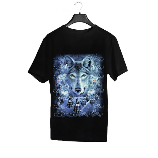 Wild Clothing Biker Tribe und Wolf T-Shirt