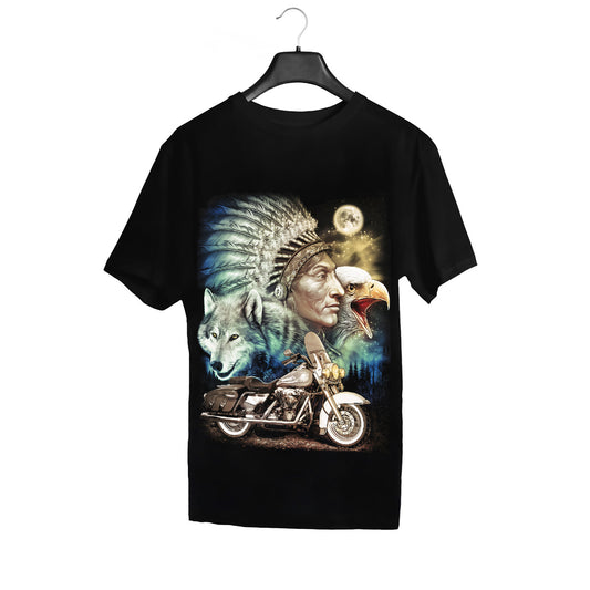 Wild Clothing Indianer Biker T-Shirt