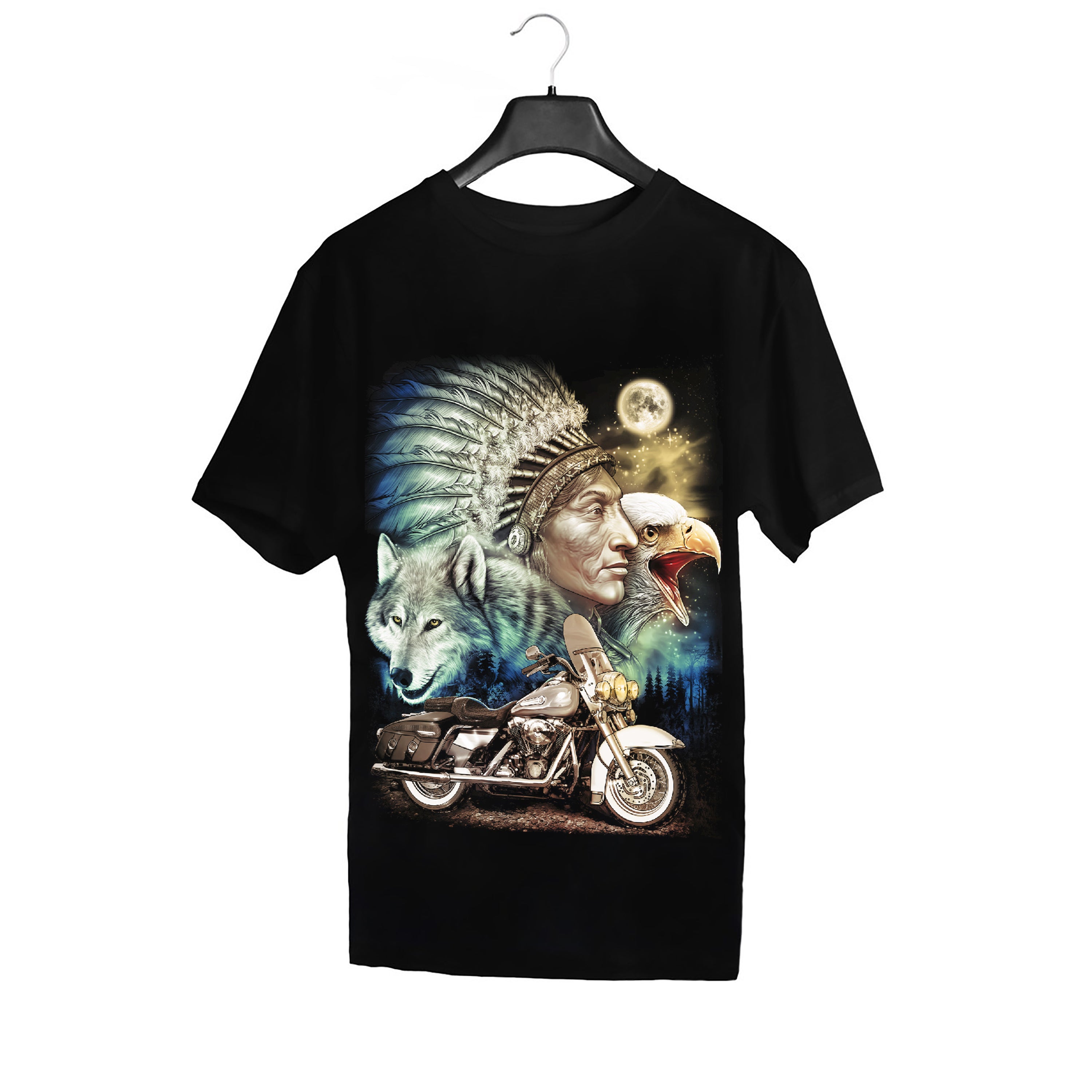 Wild Clothing Indianer Biker T-Shirt