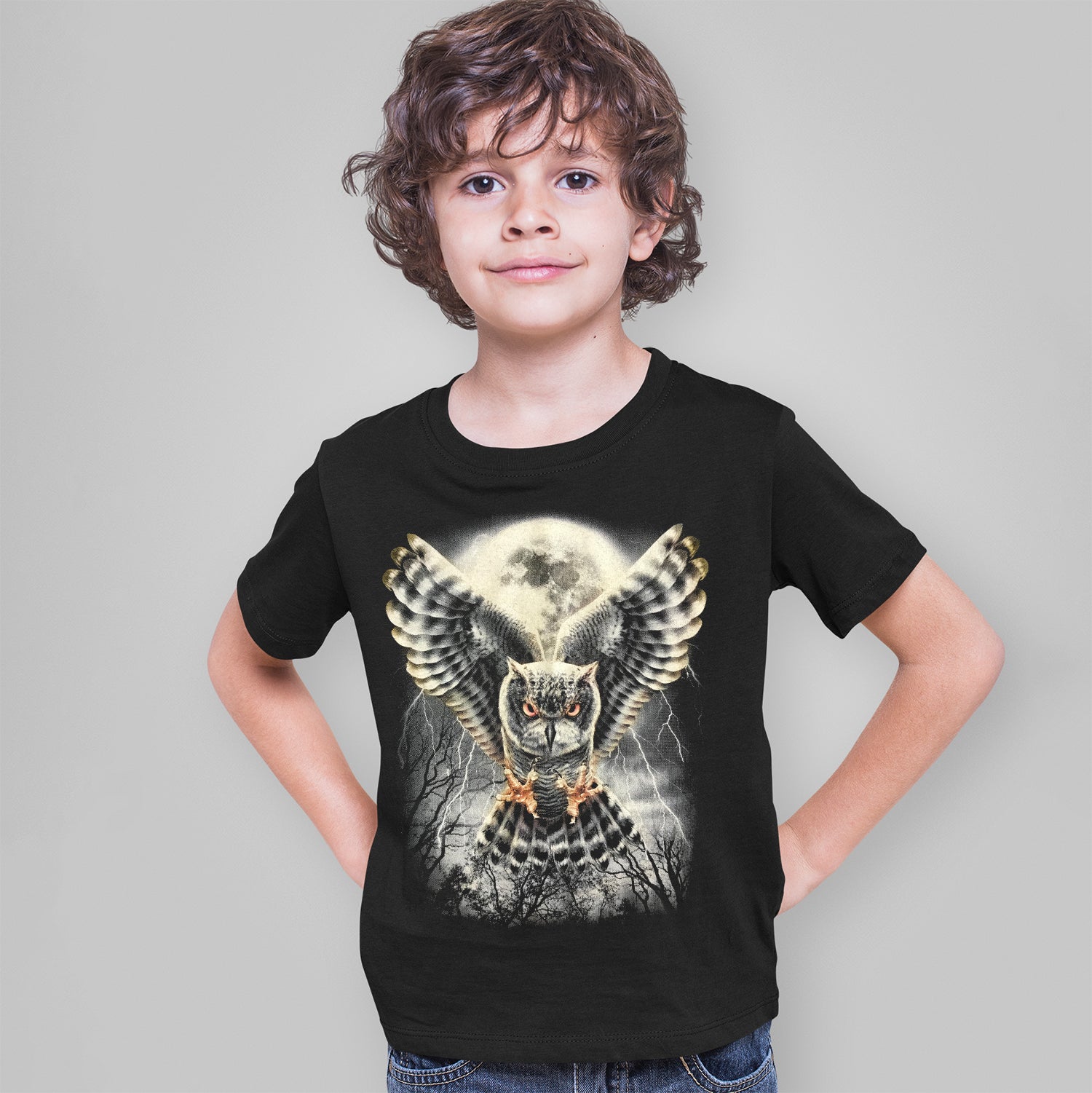 Wild Clothing Eule Kinder T-Shirt