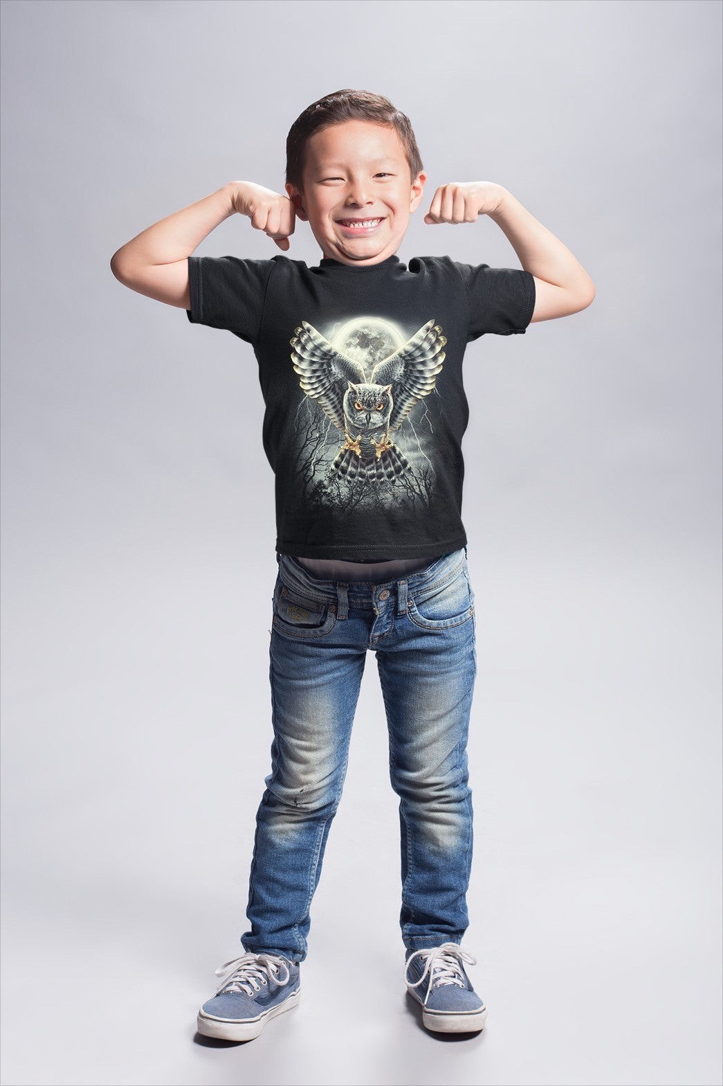 Wild Clothing Eule Kinder T-Shirt