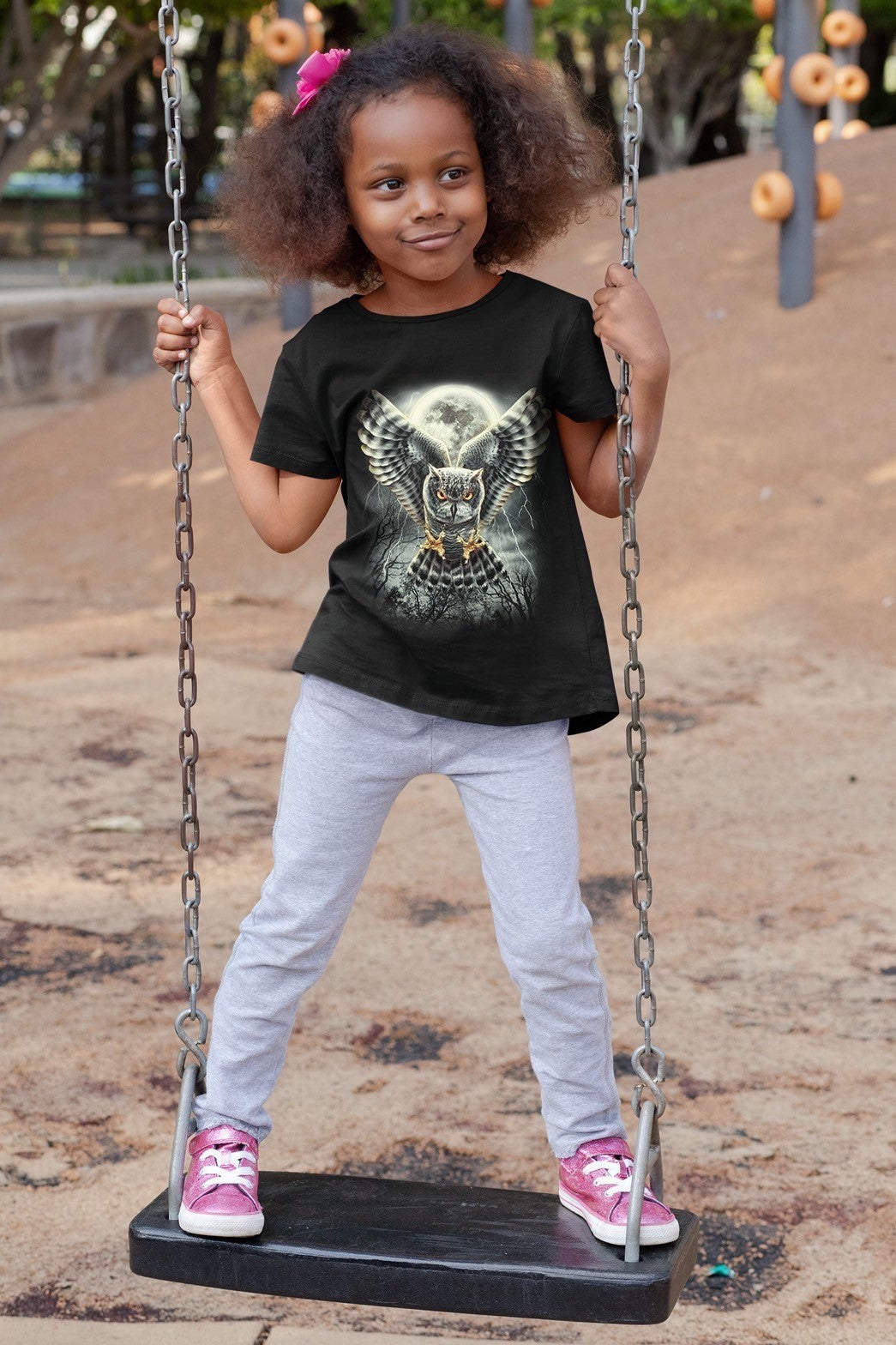 Wild Clothing Eule Kinder T-Shirt