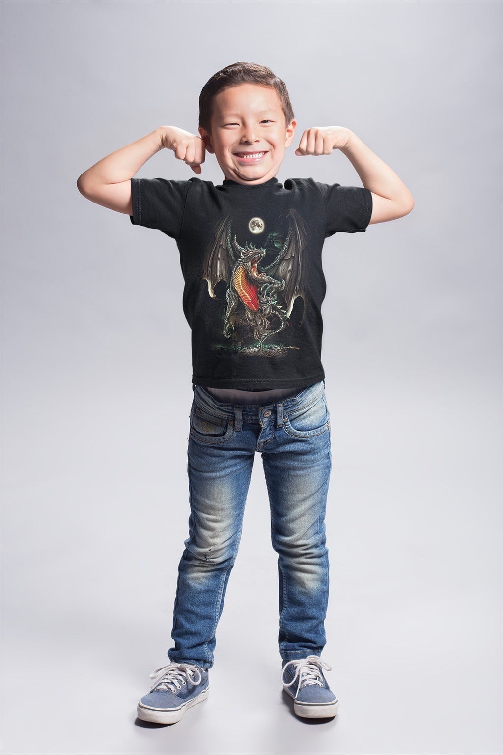 Wild Clothing Skull Dragon Kinder T-Shirt