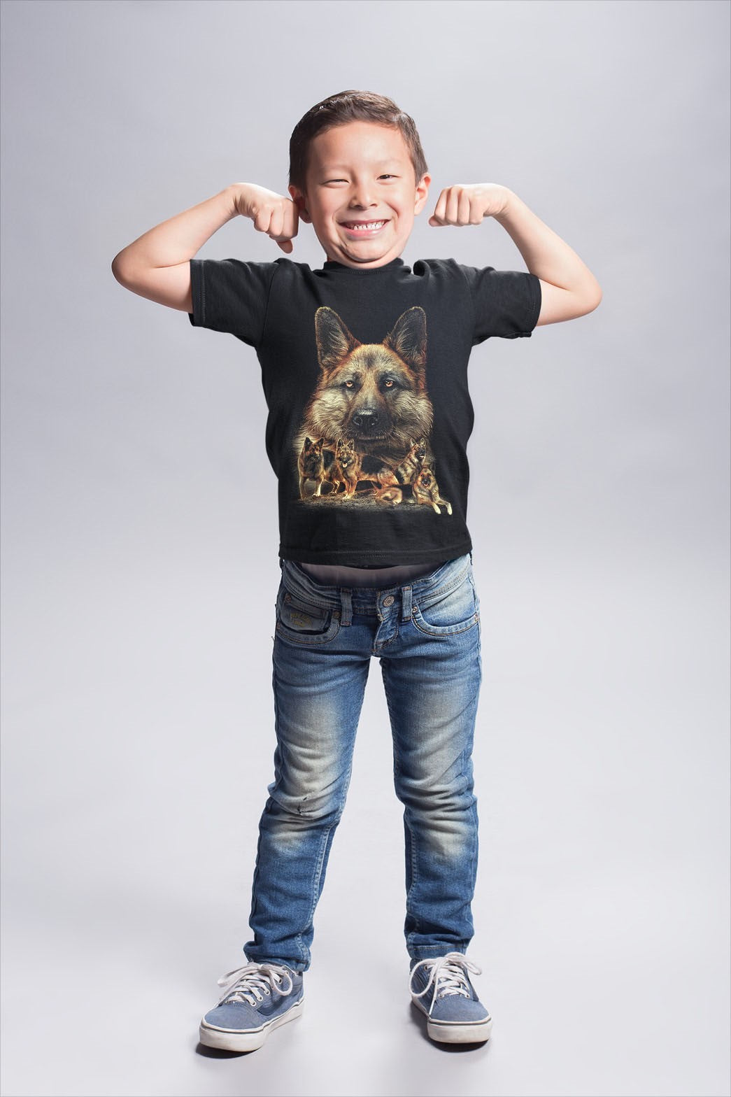 Wild Clothing Schäferhund Kinder T-Shirt