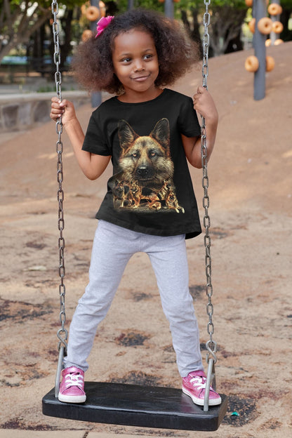 Wild Clothing Schäferhund Kinder T-Shirt