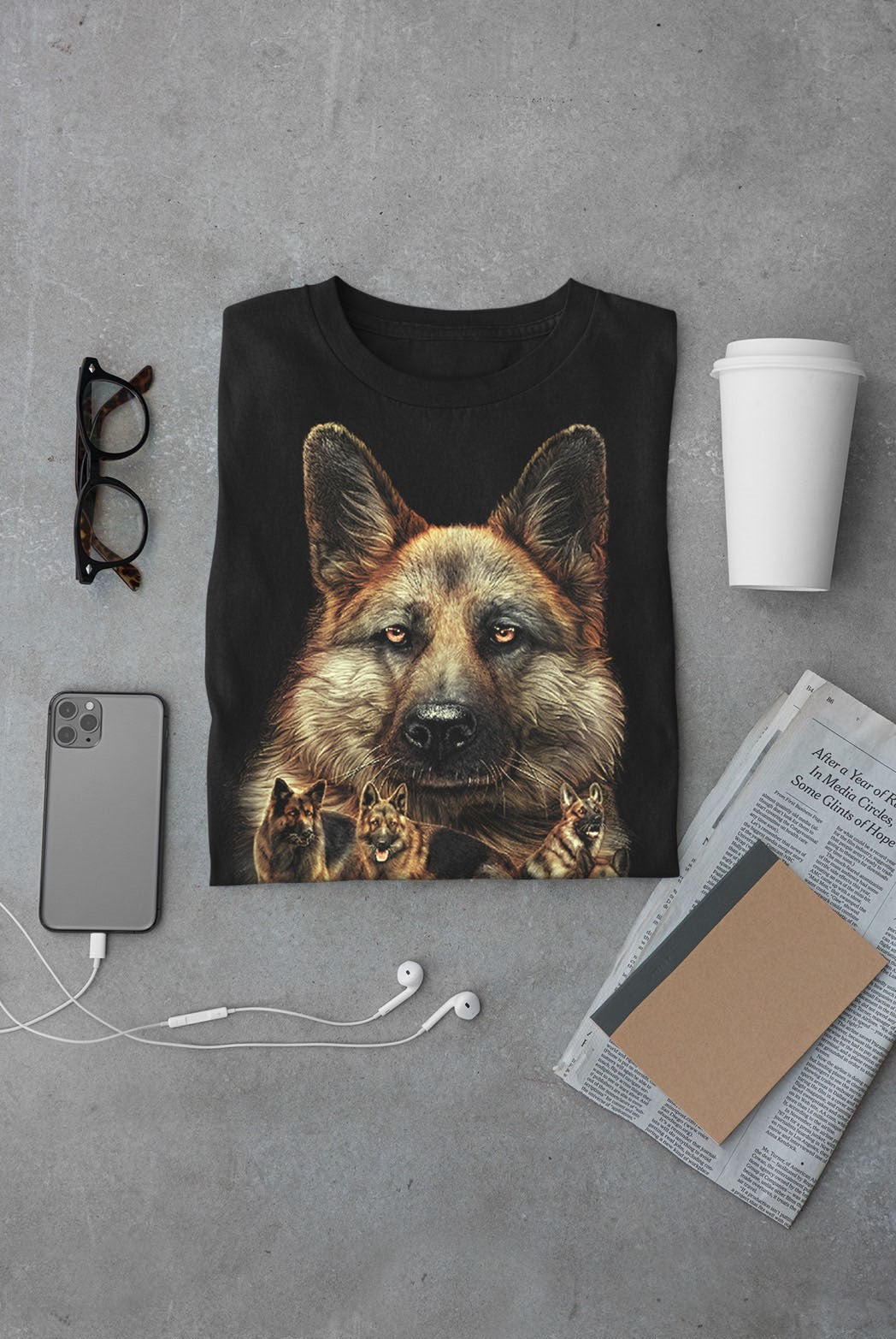 Wild Clothing Schäferhund Kinder T-Shirt