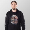 Wild Hoodie Indianerhäuptling mit Wolfsrudel