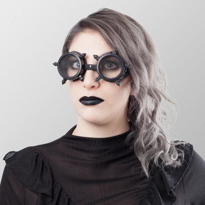 Steampunk Brille mit Spitzen