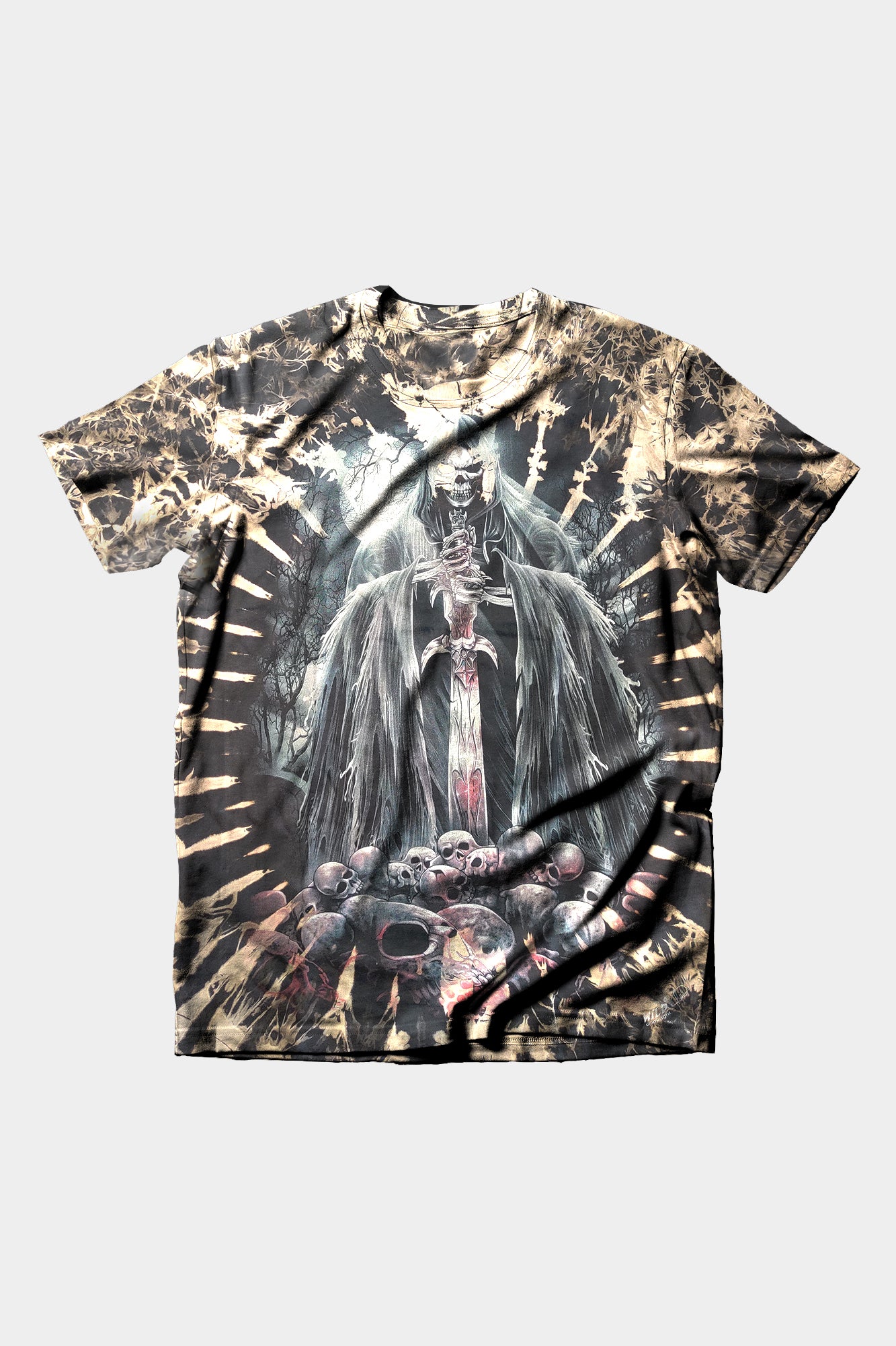 Wild Clothing Tie-Dye mit reaper Krieger T-Shirt