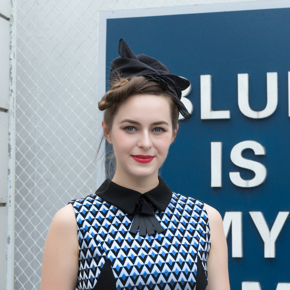 Bandana Halstuch Einfarbig Schwarz Uni 55 cm x 55 cm