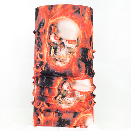 Kustom Republik Multifunktionstuch Ghost Rider Skull