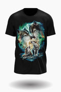 Wild Clothing Leitwolf mit Geliebter und Wolfsrudel T-Shirt