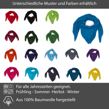 Baumwolltuch Dunkelgrün Uni