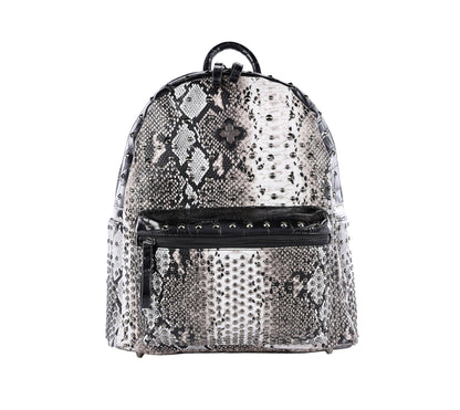 JTXS Schlangen Rucksack mit Nieten