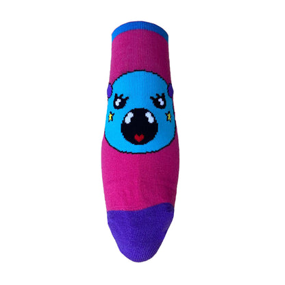 Blaue Monster Socken one size