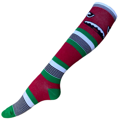 Gestreifte Monster Socken