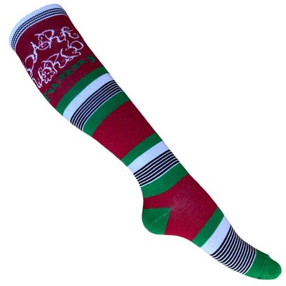 Gestreifte Monster Socken
