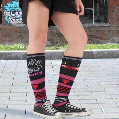 Gewebte Monster Liebes Socken