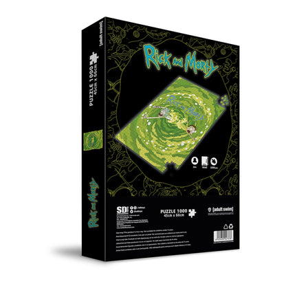 Rick and Morty Portal Puzzle 1000 Teile