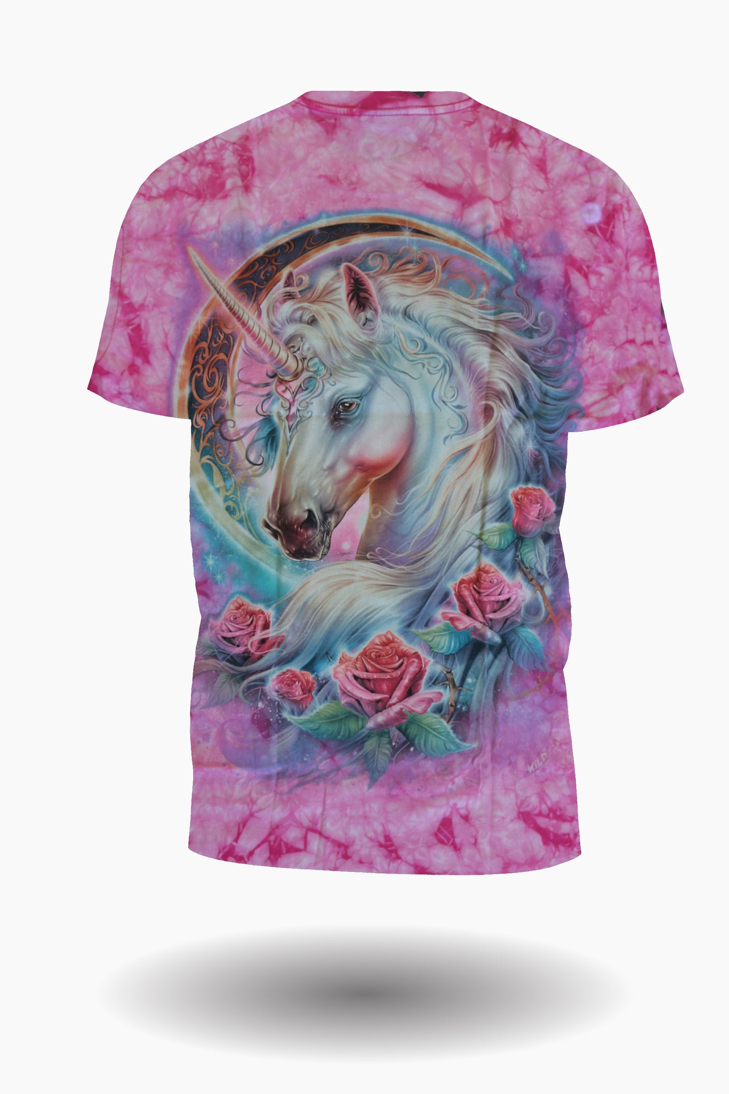 Wild Clothing Einhorn Tie Dye T-Shirt Pink