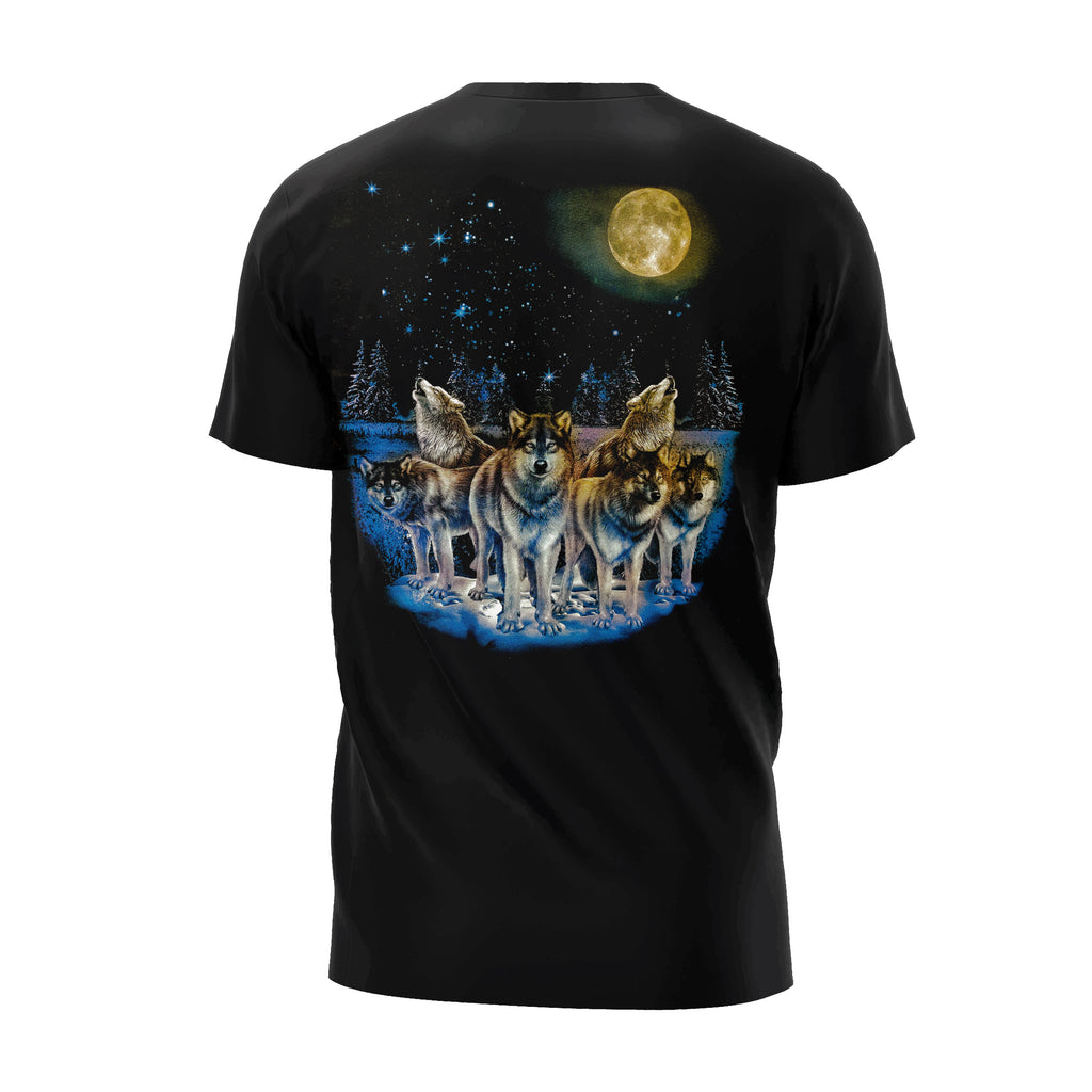 Wolfsrude bei Vollmond
