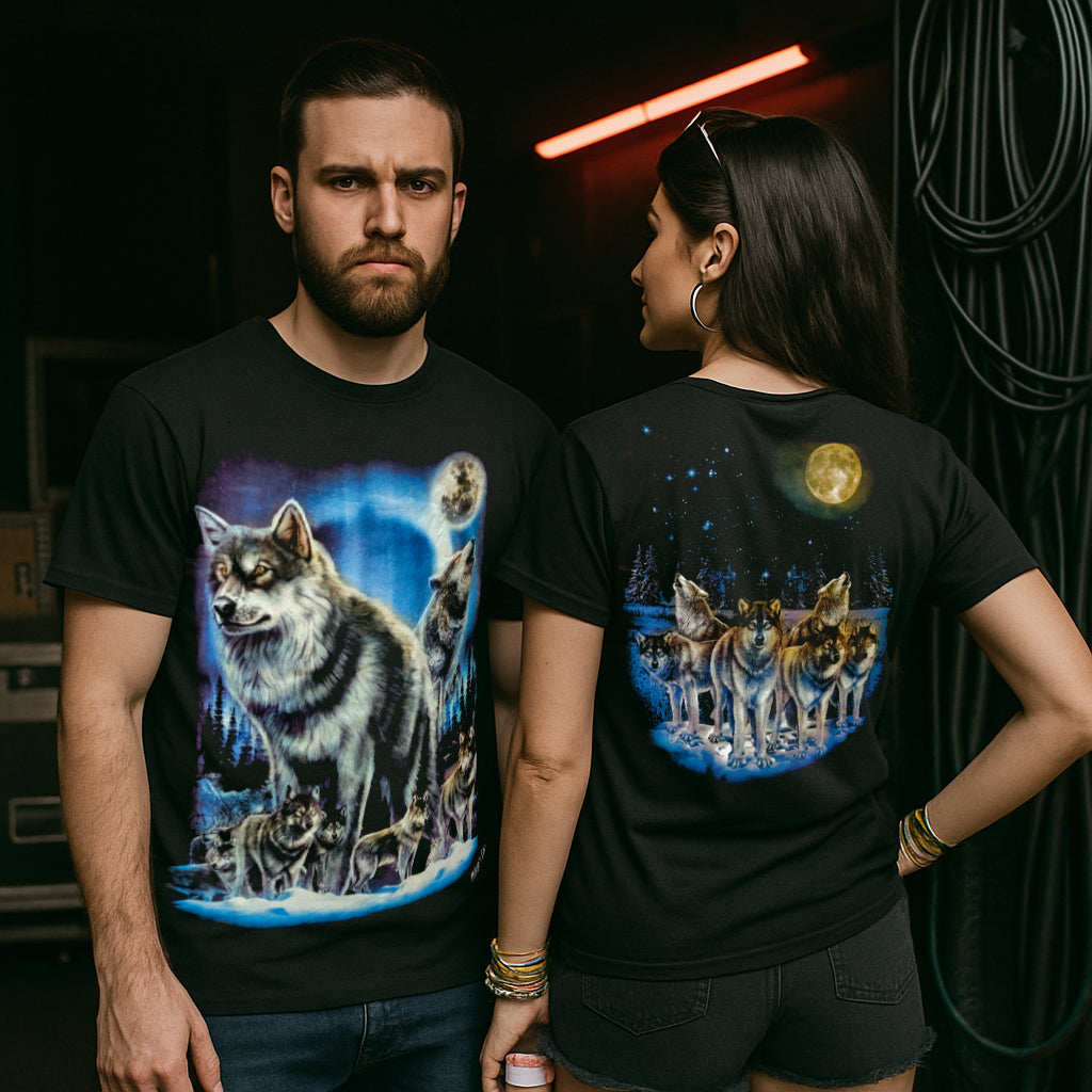 Wolfsrude bei Vollmond