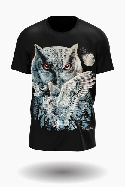Wild Clothing Schnee Eulen T-Shirt
