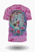 Wild Clothing Einhorn Tie Dye T-Shirt Pink