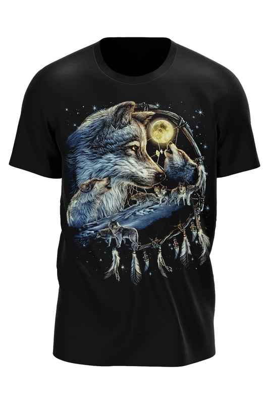 Wild Clothing Wolf in Traumfänger T-Shirt