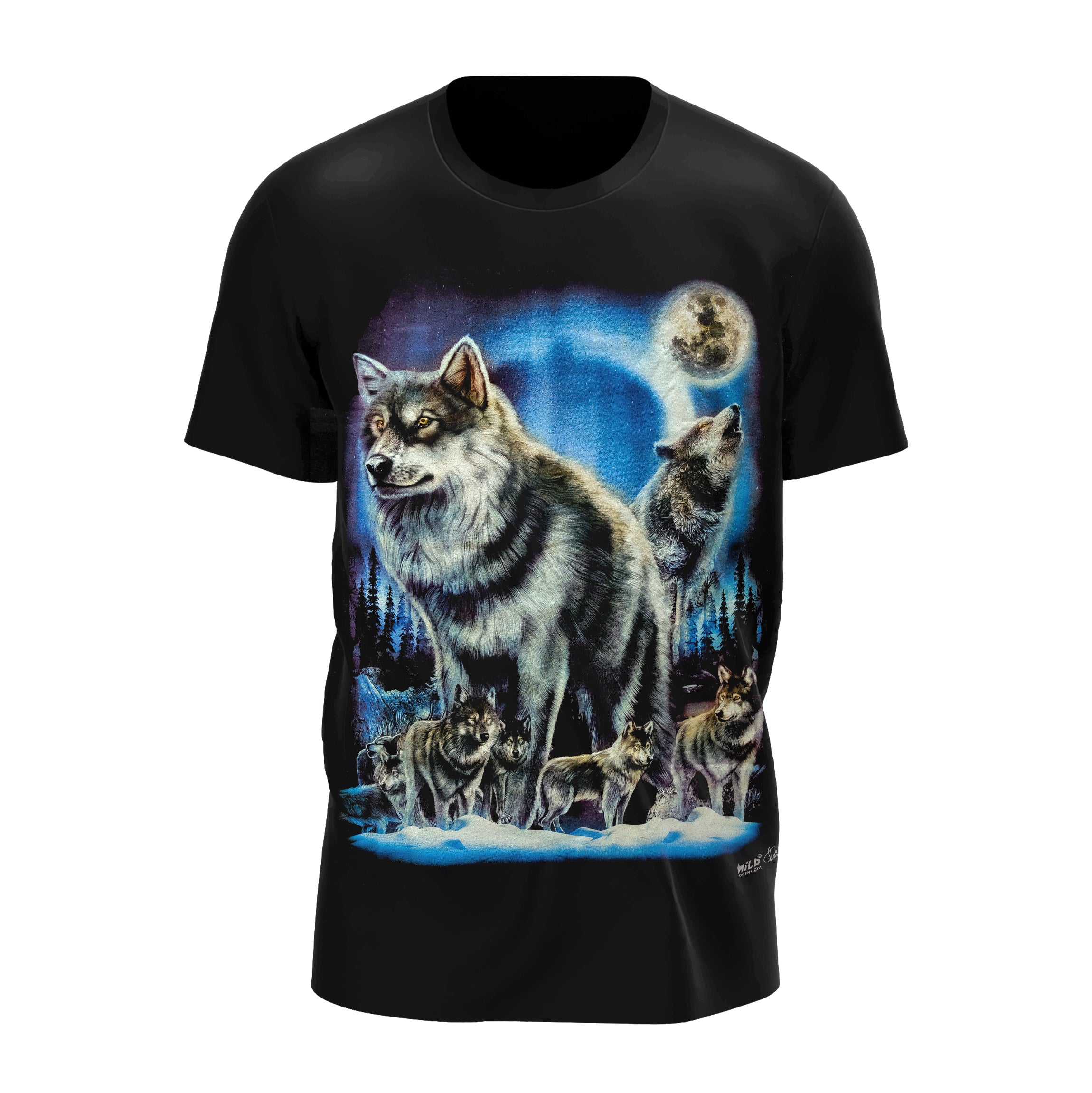 Wolfsrude bei Vollmond