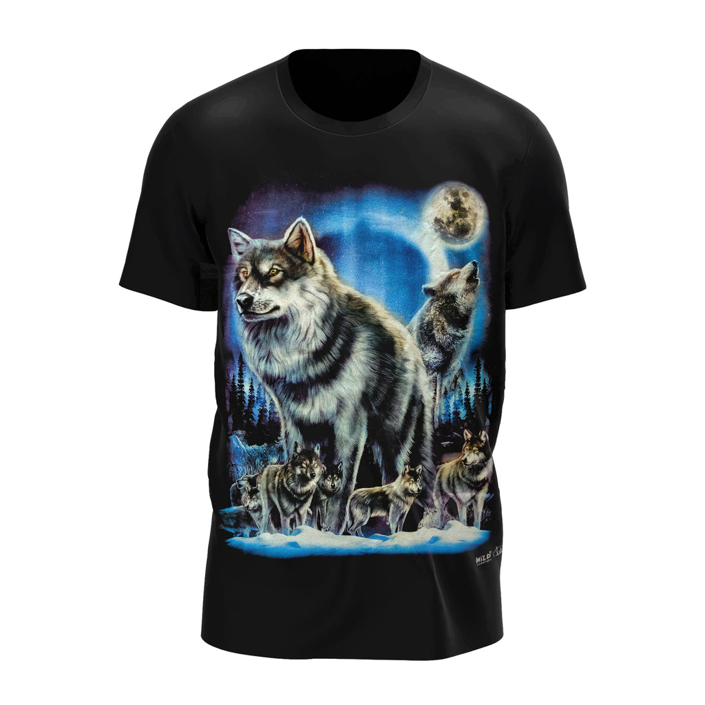 Wolfsrude bei Vollmond