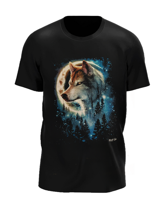 Wolf bei Nacht