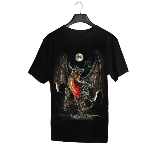 Wild Clothing Drachen in der Vollmondnacht T-Shirt
