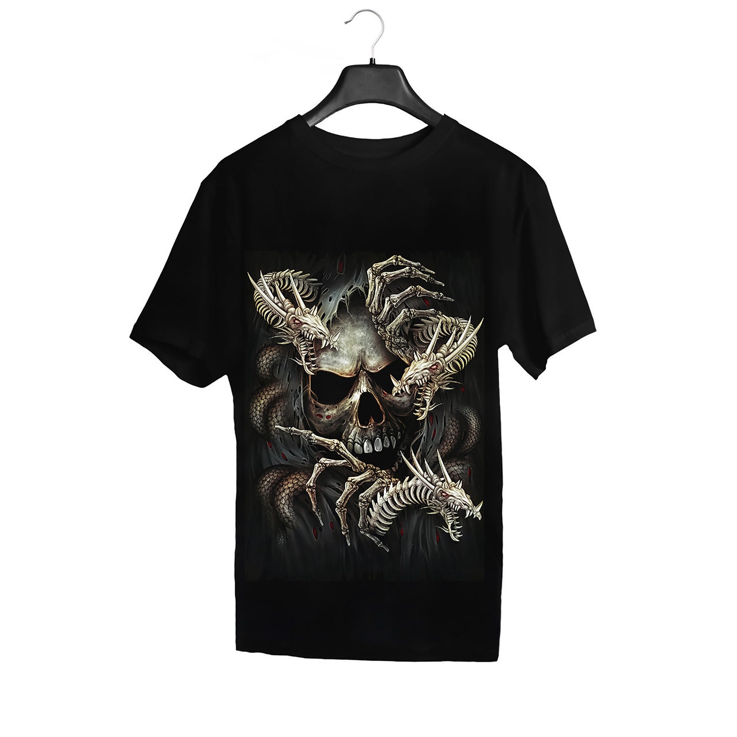 Wild Clothing Skull and Dragon T-Shirt L