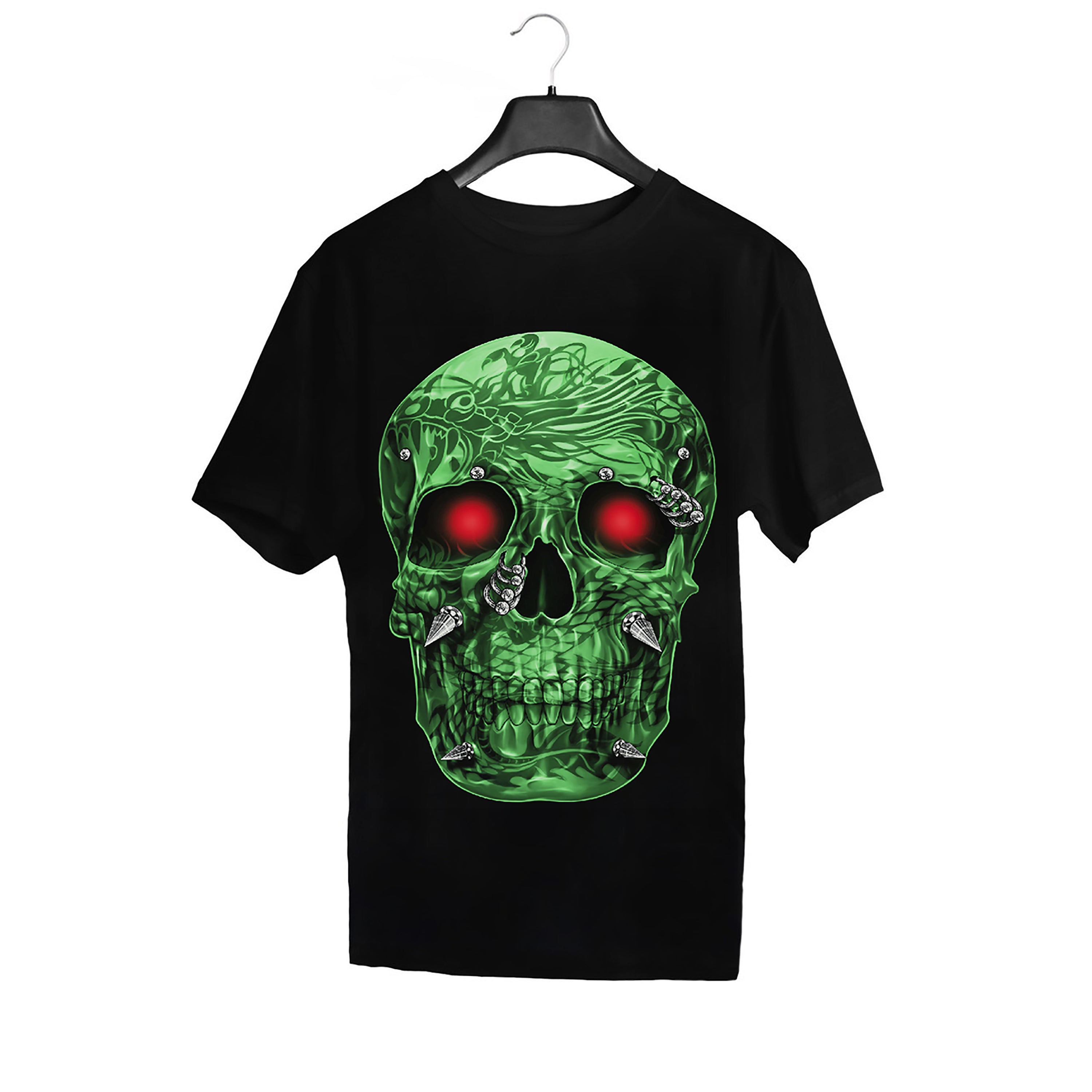 Wild Clothing Grün Totenkopf T-Shirt L