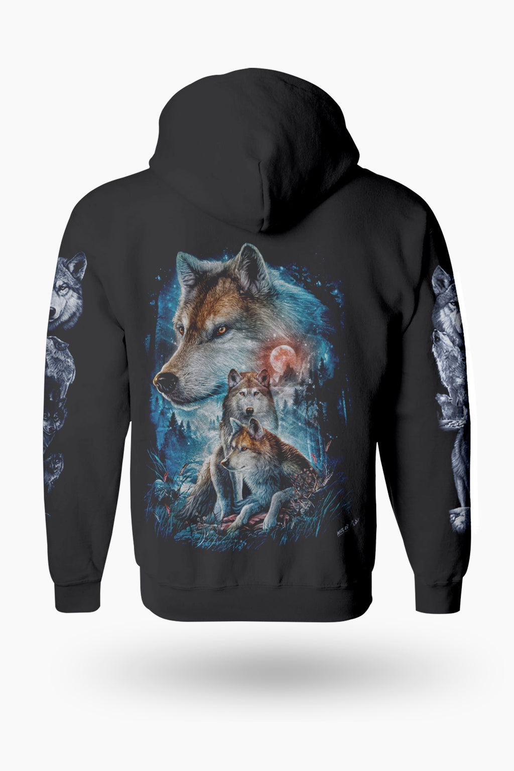 Wild Clothing Wolf Hoodie