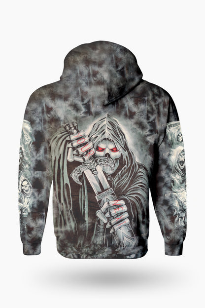 Wild Clothing Skeleton with sword full print Hoodie