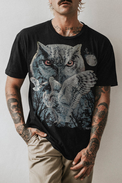 Wild Clothing Schnee Eulen T-Shirt