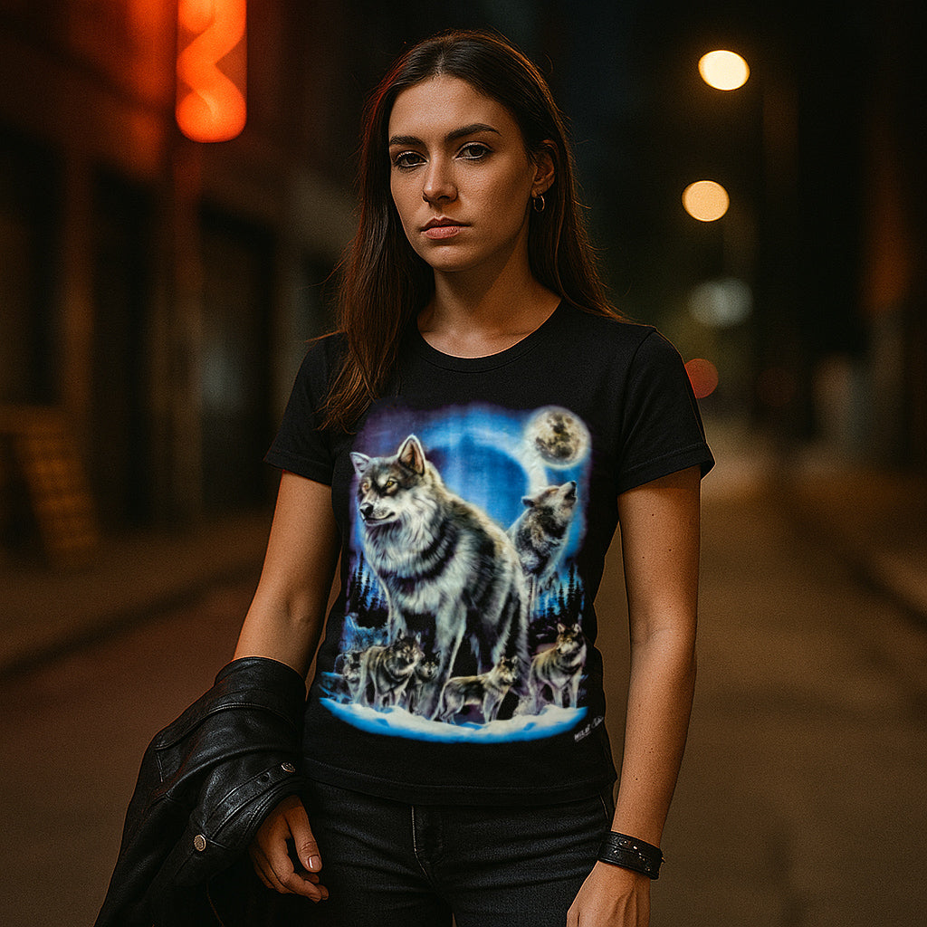 Wolfsrude bei Vollmond