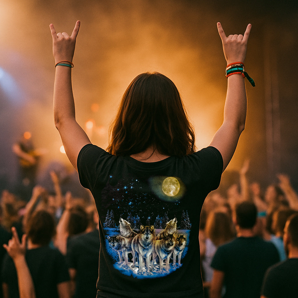 Wolfsrude bei Vollmond