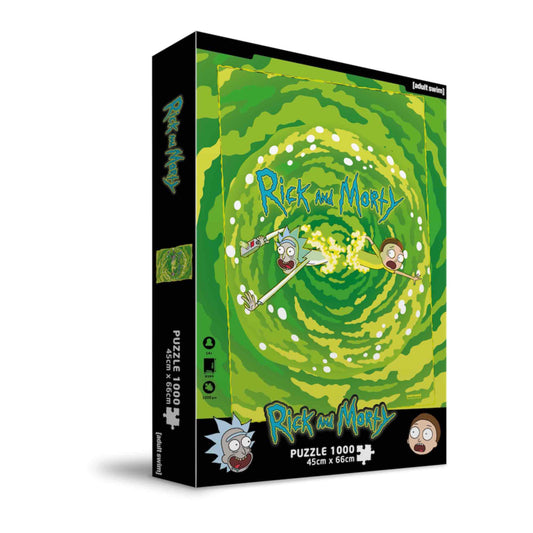 Rick and Morty Portal Puzzle 1000 Teile