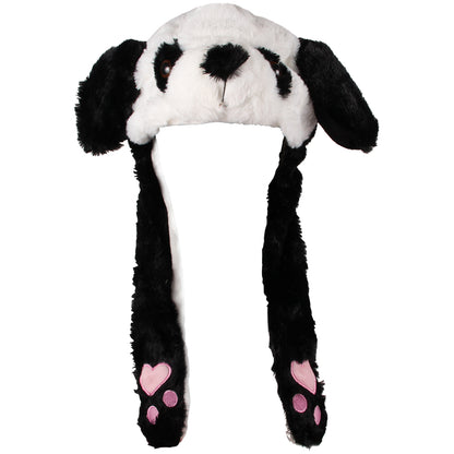 Panda Wackelohrmütze mit LED´s