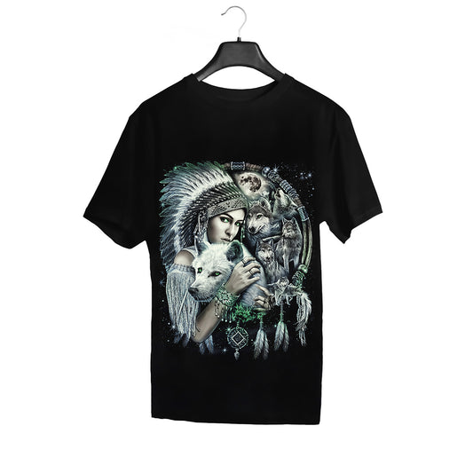Wild Clothing Wolf und Traumfänger T-Shirt