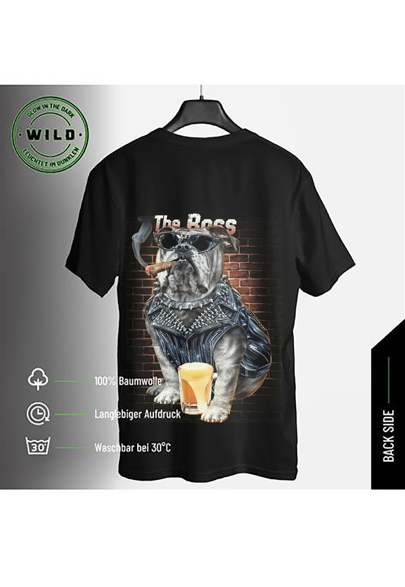 Wild Glow in the Dark The Boss Bulldogg T-Shirt