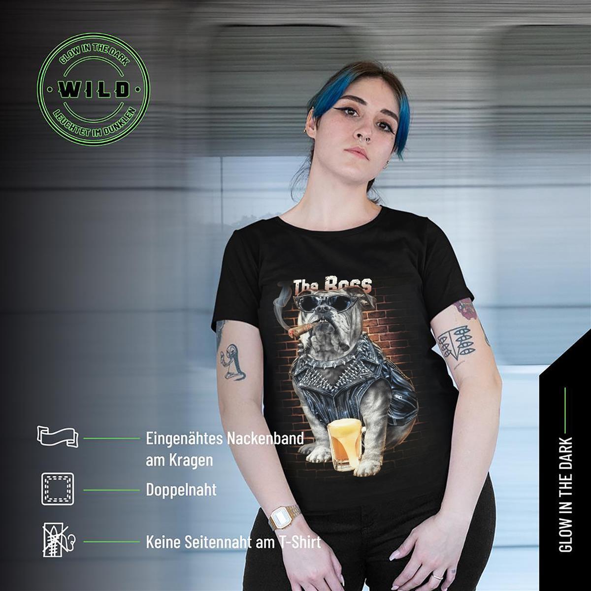 Wild Glow in the Dark The Boss Bulldogg T-Shirt