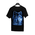 Wild Clothing Blau Wolf T-Shirt