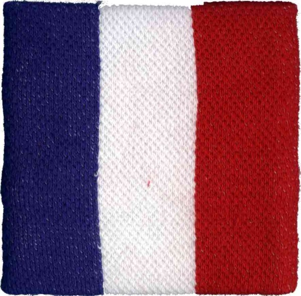 Schweißband Bonjour Französische Flagge