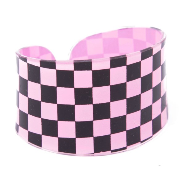 Pink Karo Prinzessin Armband