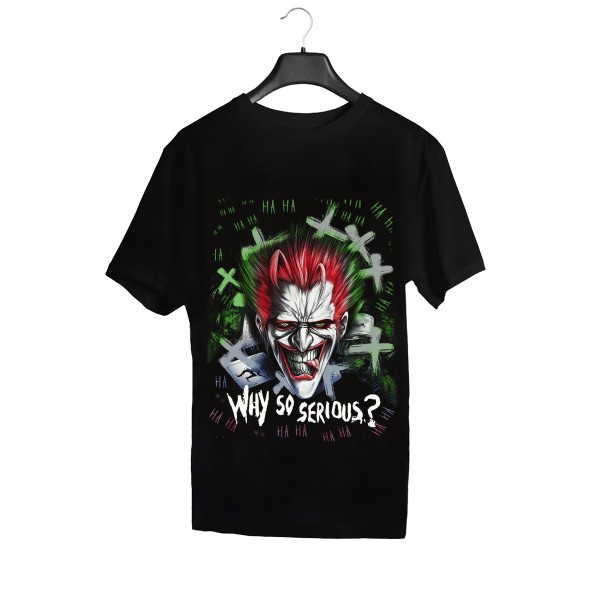 Wild Glow in the Dark Why So Serious? Joker T-Shirt